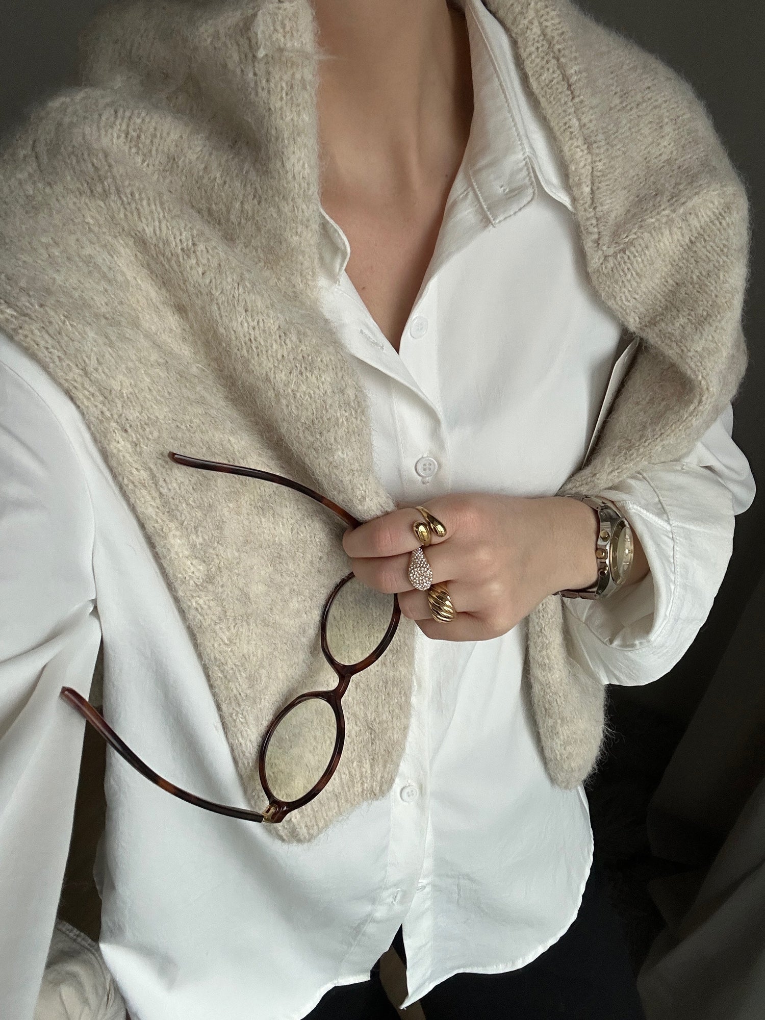 Shop cardigan og strik