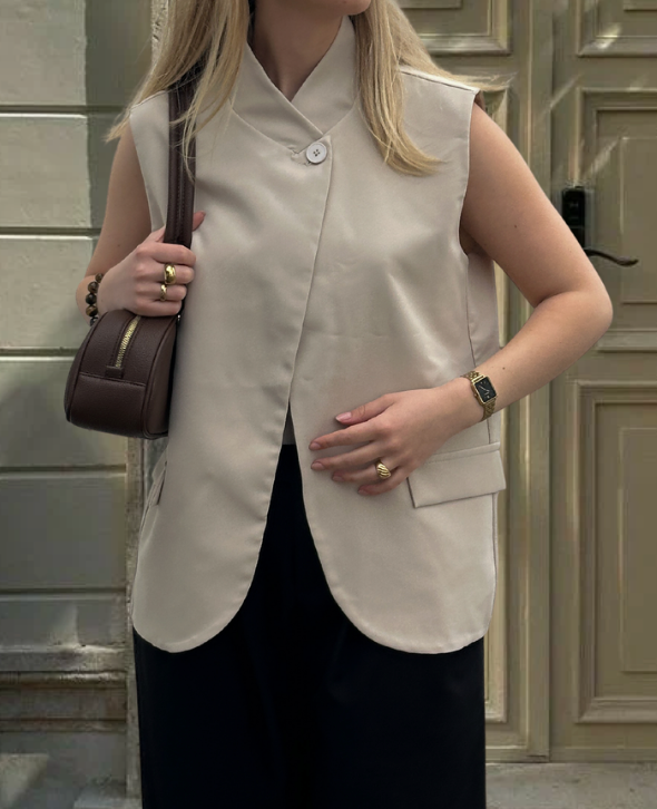 Flora blazer vest