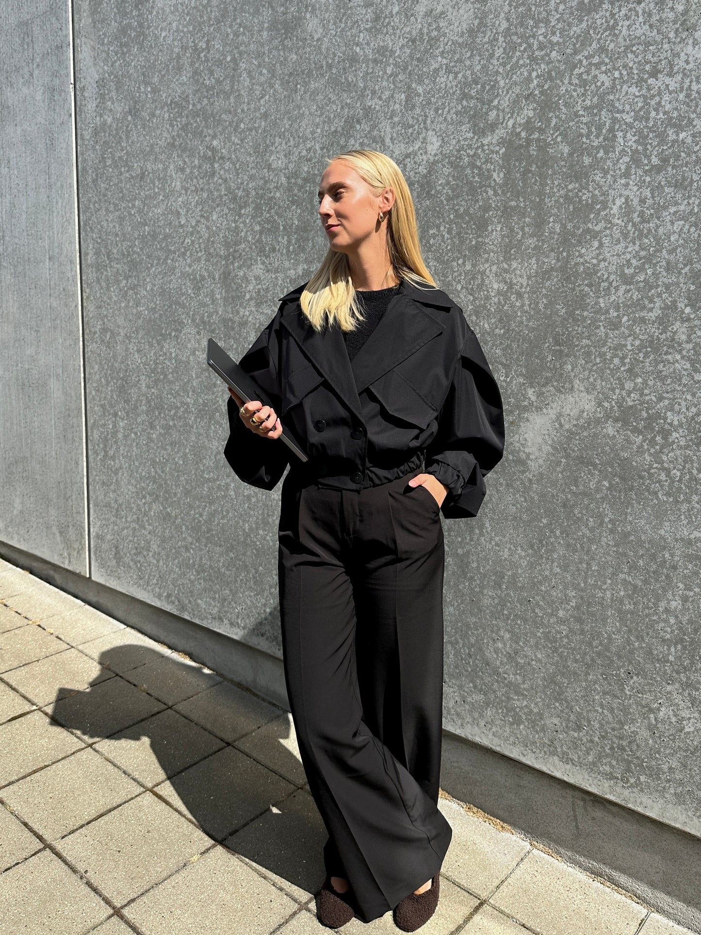 Elara kort Trenchcoat