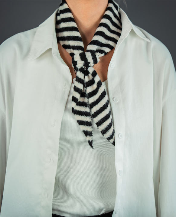 Naia scarf stribet