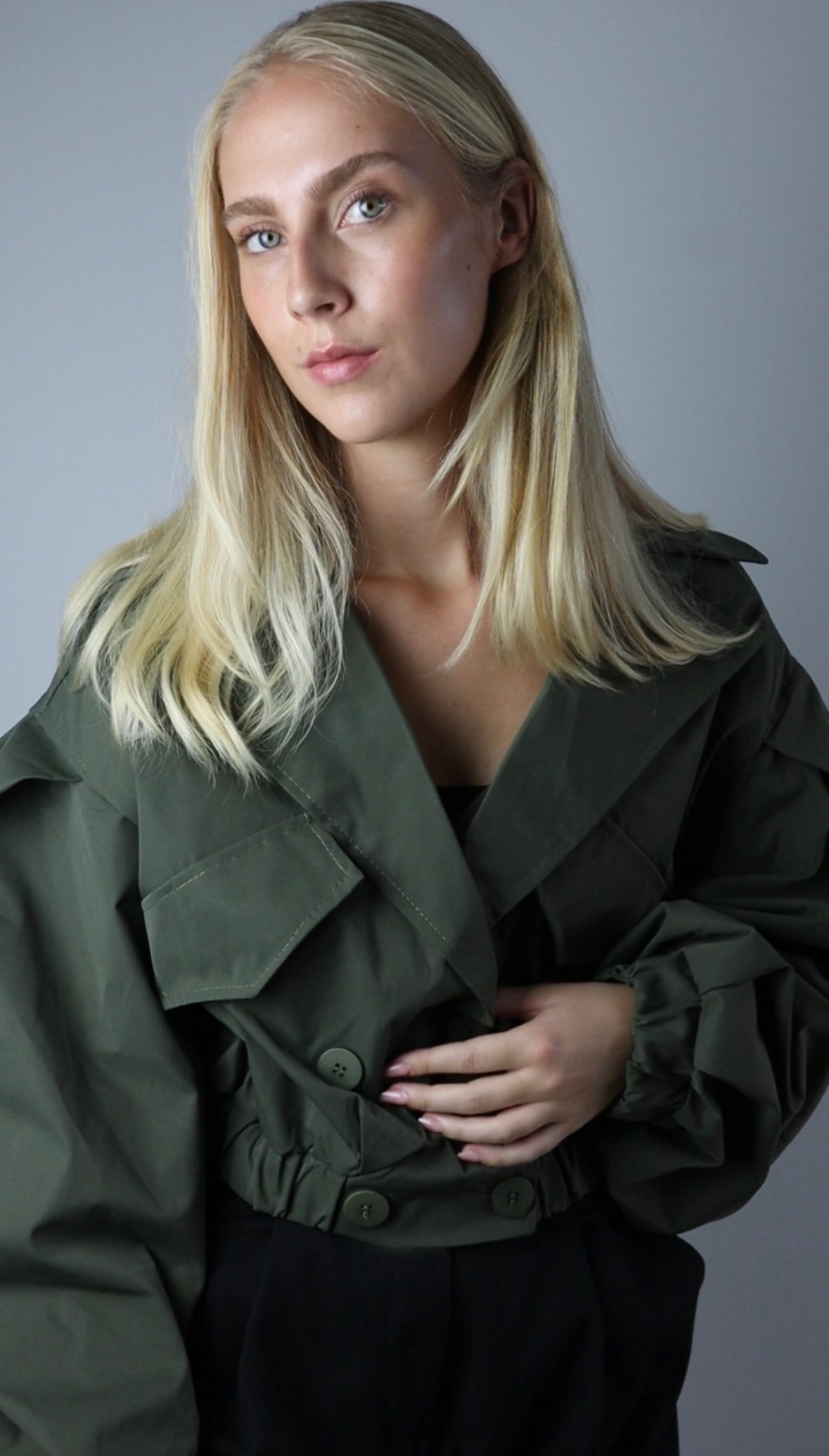 Elara kort Trenchcoat