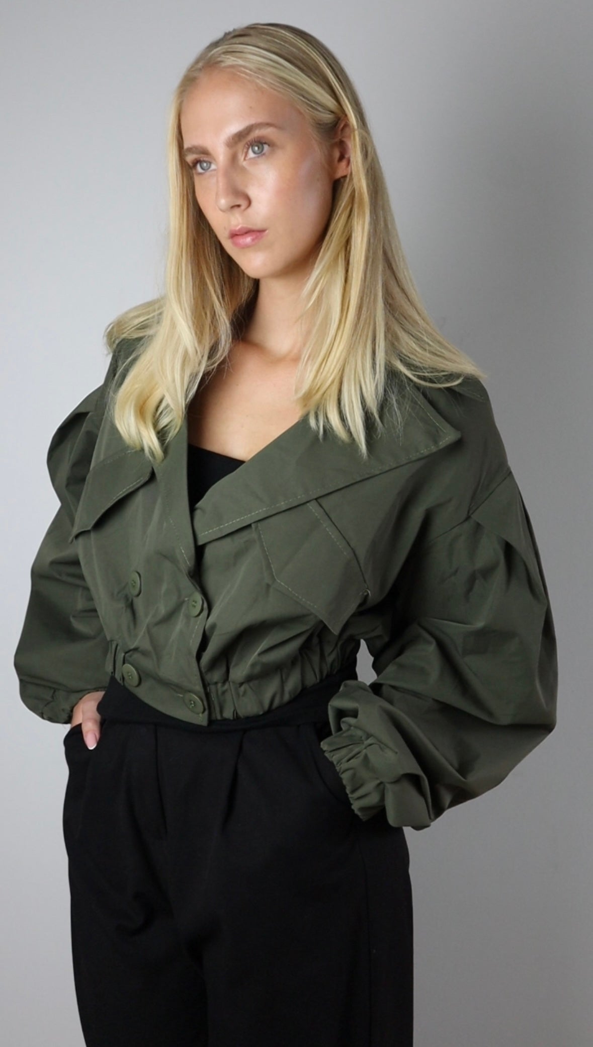 Elara kort Trenchcoat